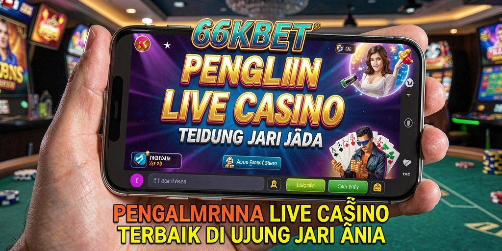 Tampilan gameplay Live Casino yang menarik dan interaktif dari 66KBET.