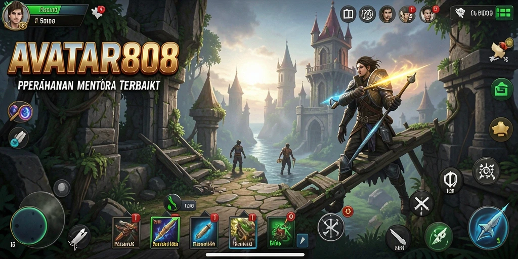 Tangkapan layar menampilkan aksi seru di game Tower Defense.