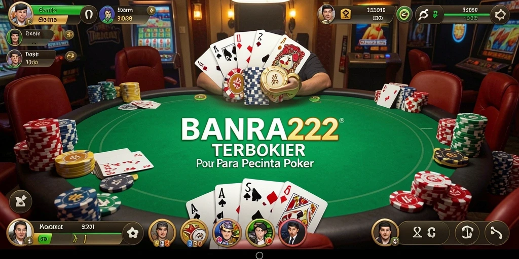 Screenshot gameplay BARA22 yang menunjukkan keseruan bermain poker.