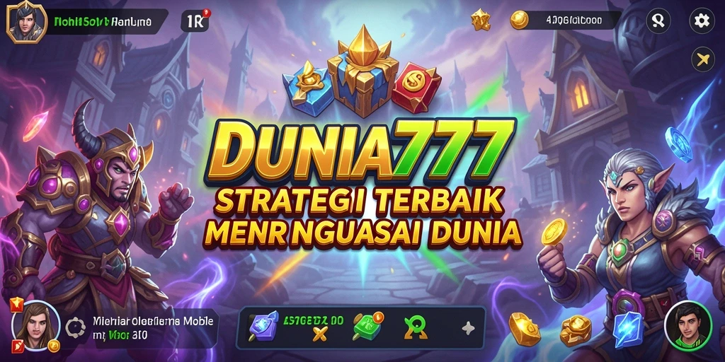 Tampilan menarik gameplay DUNIA777 yang mendebarkan dan strategis.