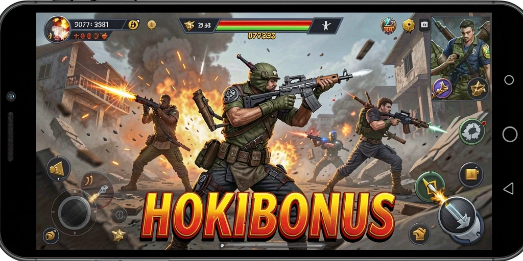 Gameplay HOKIBONUS yang penuh aksi dan ketegangan.