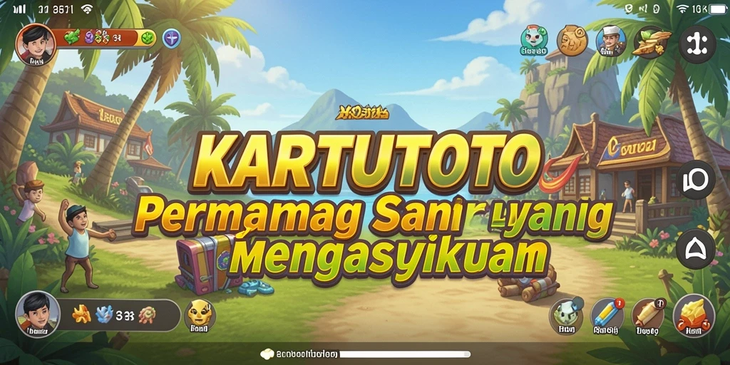 Screenshot gameplay KARTUTOTO yang mengasyikkan dan penuh warna.