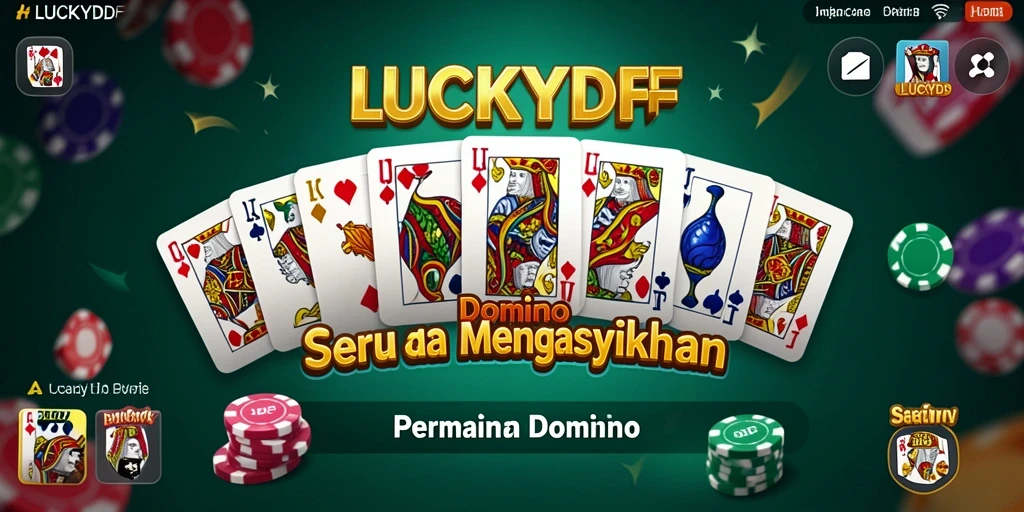 Tampilan gameplay seru dari LUCKYDF yang mengasyikkan.