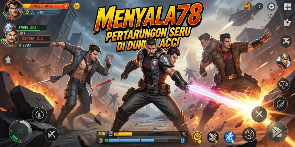 Screenshot gameplay MENYALA78 yang mendebarkan dengan aksi intens.