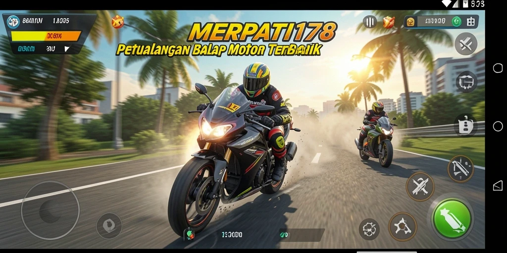 Gameplay balap motor yang mengasyikkan di MERPATI178.
