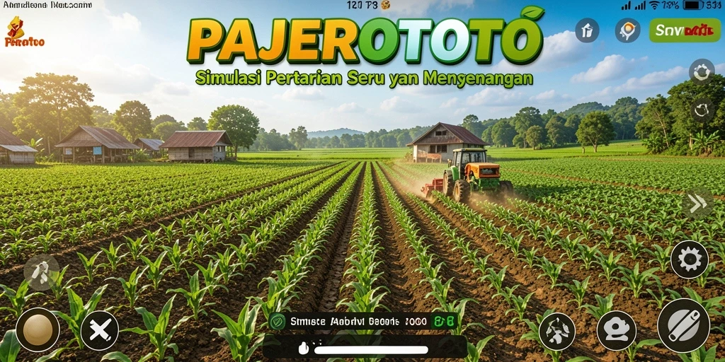 Gameplay seru dengan pertanian yang luas dan interaktif.