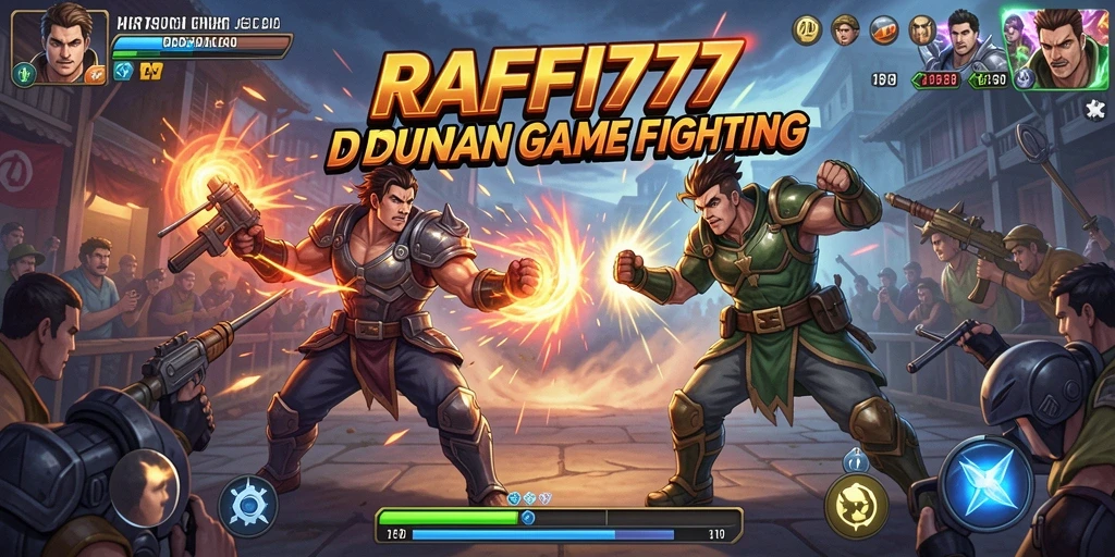 Screenshot utama RAFFI777 menunjukkan aksi pertarungan yang mendebarkan.
