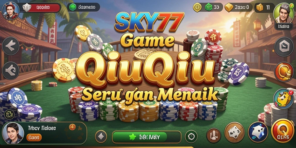 Tampilan permainan QiuQiu yang seru dan penuh tantangan.