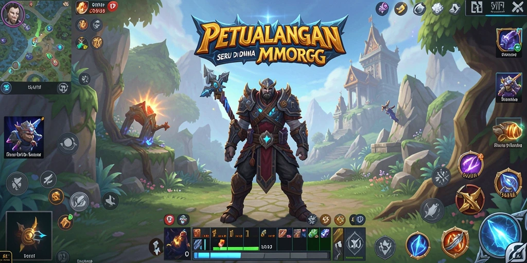 Tampilan gameplay <strong>SVIP7</strong> yang memukau dengan aksi seru di dunia MMORPG.