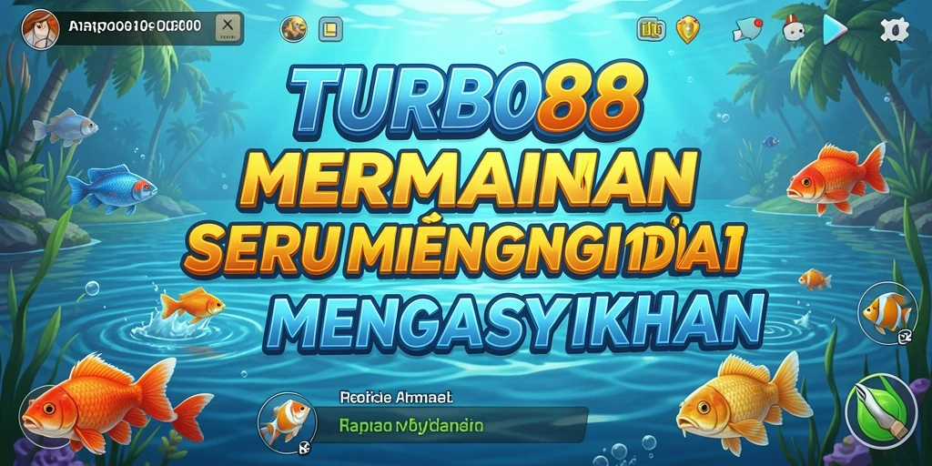 Screenshot gameplay TURBO88 menampilkan aksi memancing yang seru.